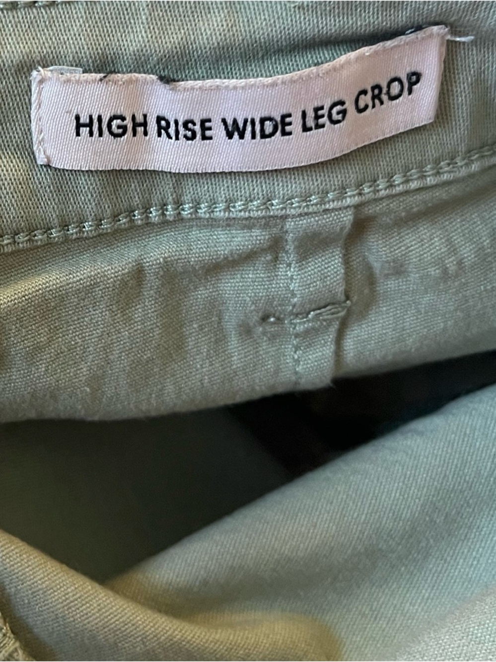 BCBGeneration Sage High Rise Wide Leg Crop Pants Minimalist Chic Casual 24 - Picture 9 of 10